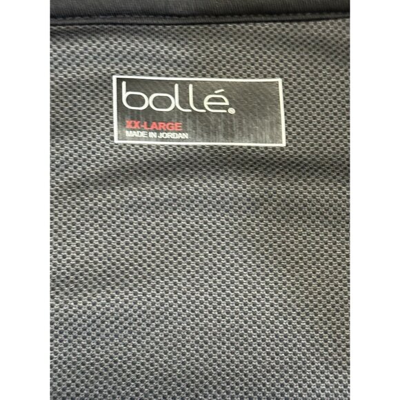 Bolle Shirt Mens XXL Gotham Gray Short Sleeve Performance Golf Polo - Picture 3 of 5